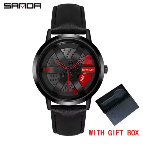 Auto Wheel Sports Watch